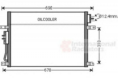 VAN WEZEL 21005050 -  Конденсатор, кондиционер